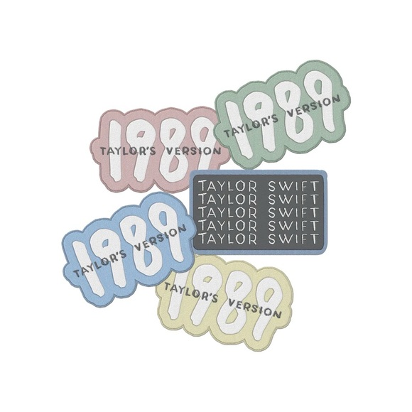 NWT Taylor Swift 1989 Taylor’s Version Logo Patches